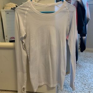 Swiftly tech long sleeve white